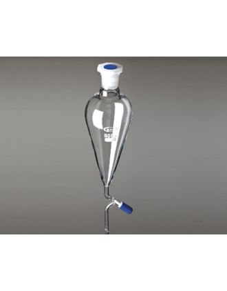 Embudo decantación Squibb llave punzón PTFE