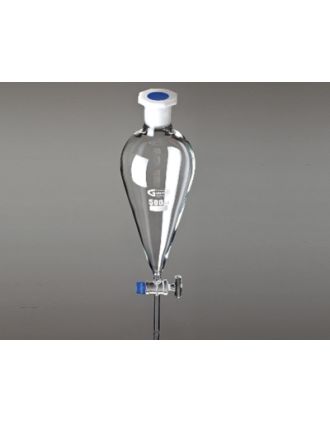Embudo decantación Squibb llave vidrio