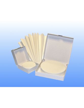 Papel de filtro, plano y plegado