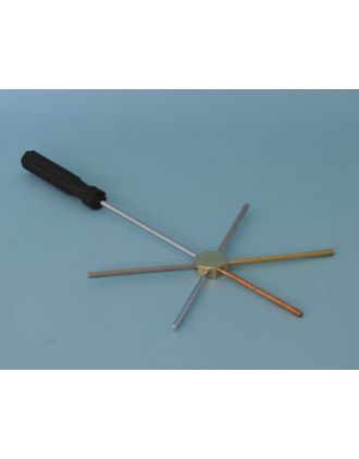 Aparato para conducción térmica forma estrella